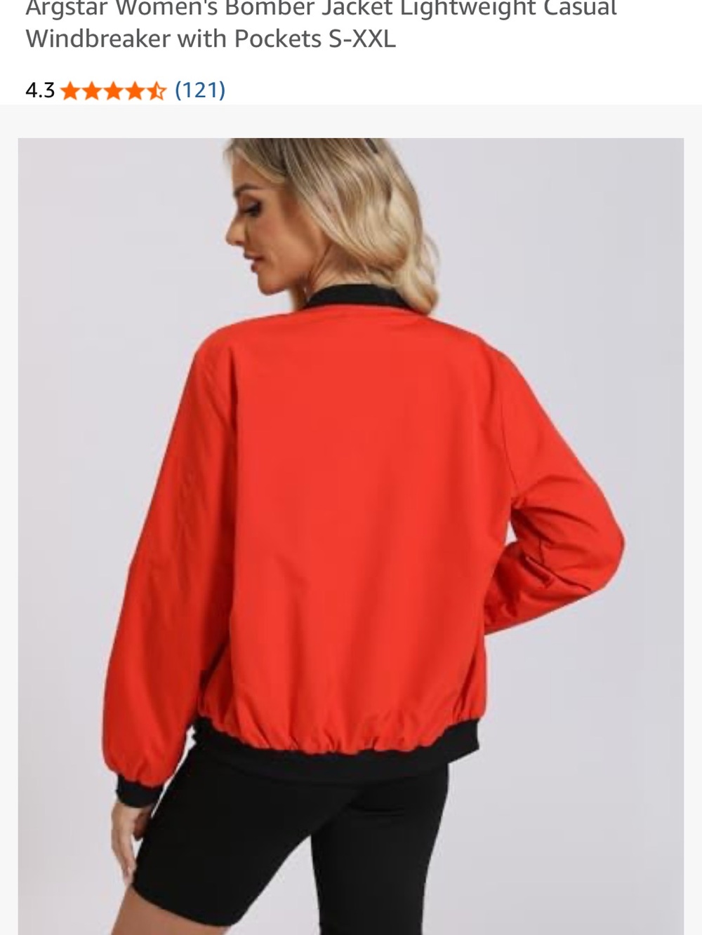 Bomber lightweight jacket